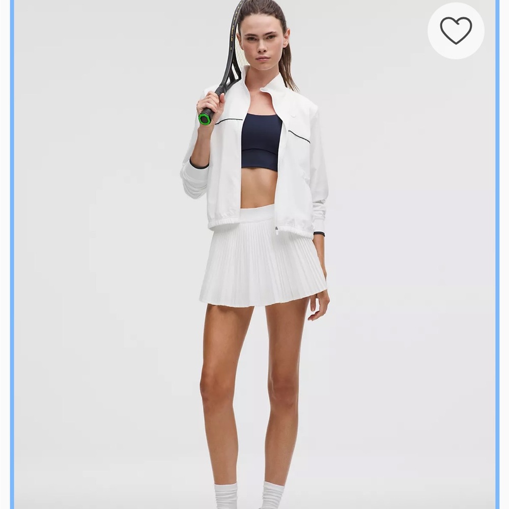 Lululemon varsity high rise pleated tennis skirt